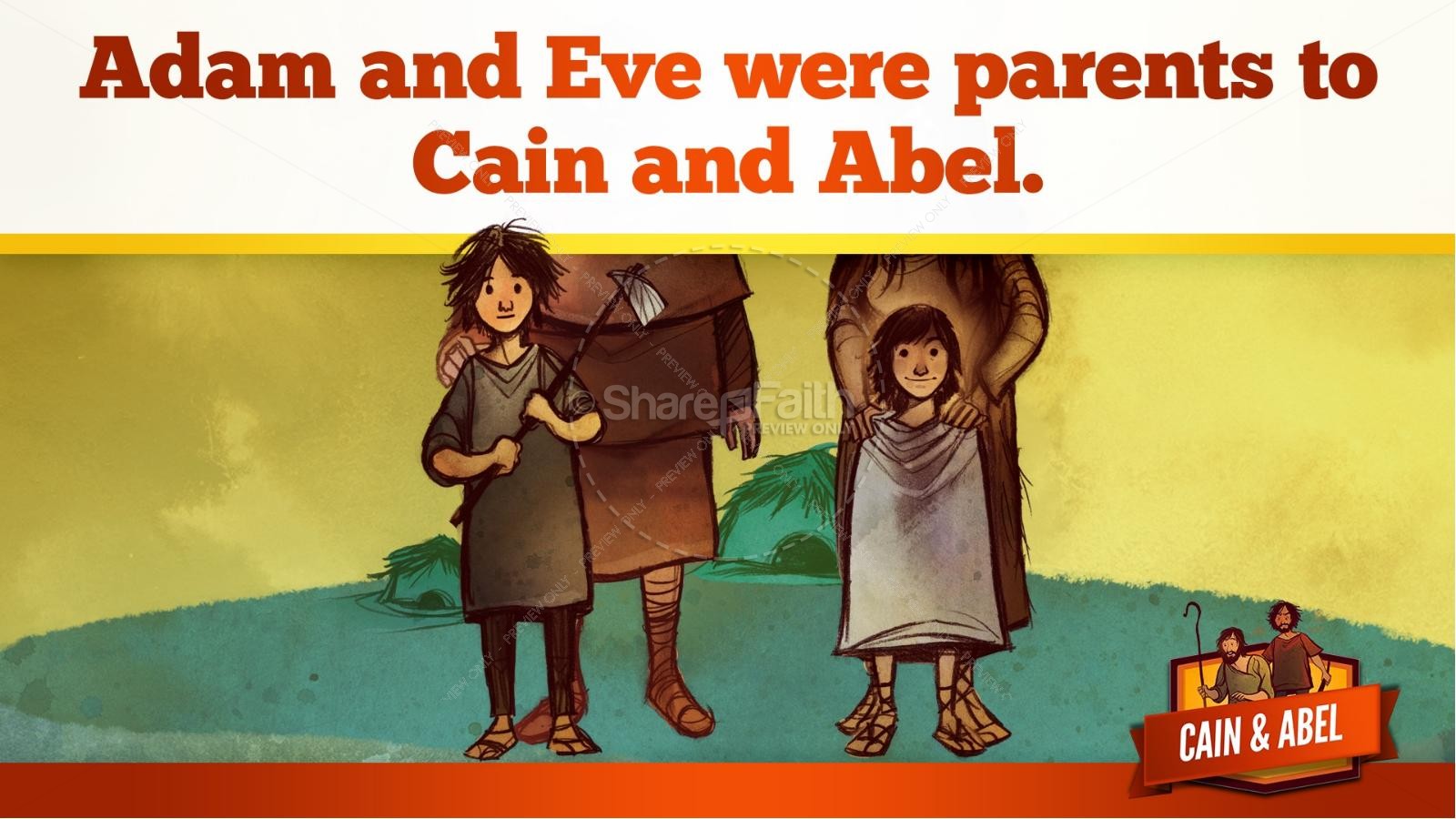 Cain And Able Kids Bible Lesson | slide 16