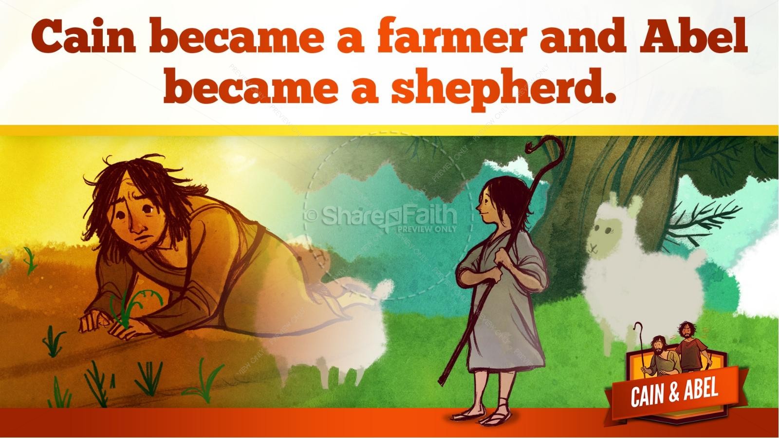 Cain And Able Kids Bible Lesson | slide 20