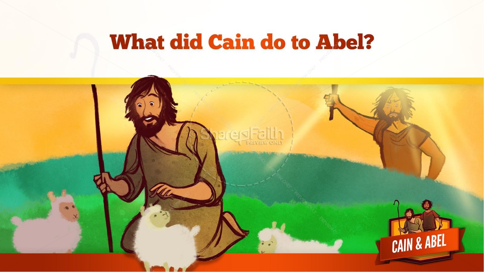 Cain And Able Kids Bible Lesson | slide 27