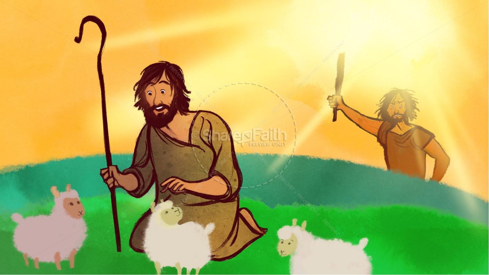 Cain And Able Kids Bible Lesson | slide 8