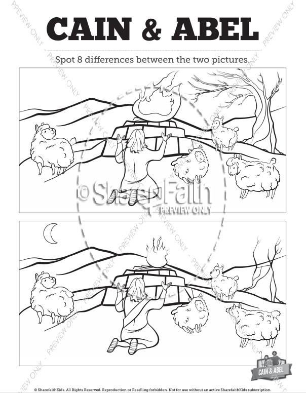 Cain And Abel Bible Mazes Bible Mazes Cain And Abel Bible Mazes Bible Mazes