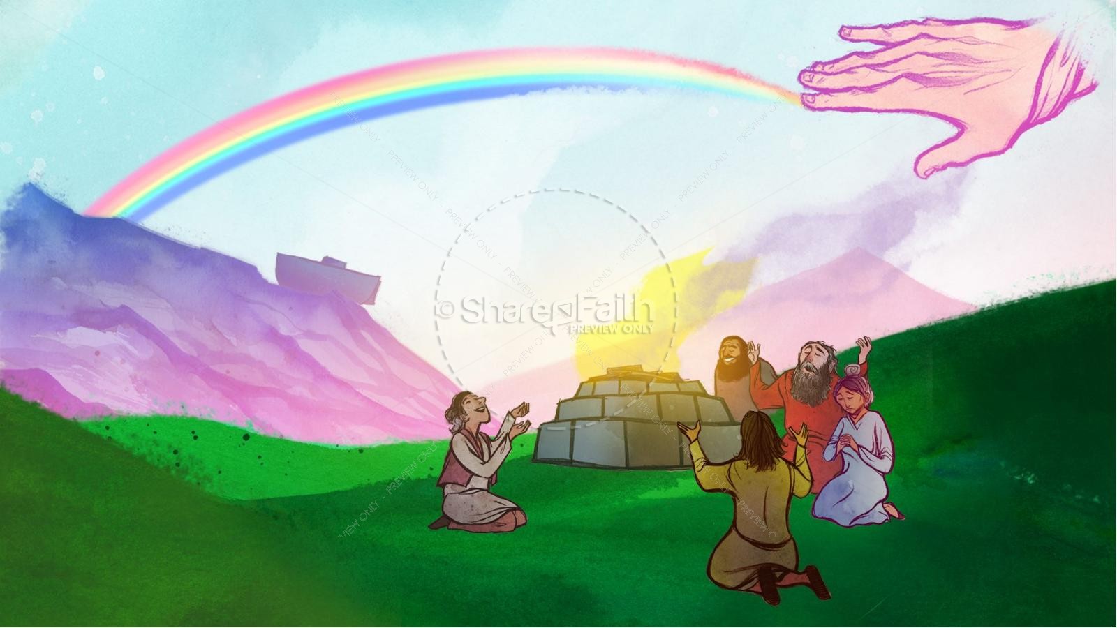 Noah's Ark Kids Bible Lesson Thumbnail 15