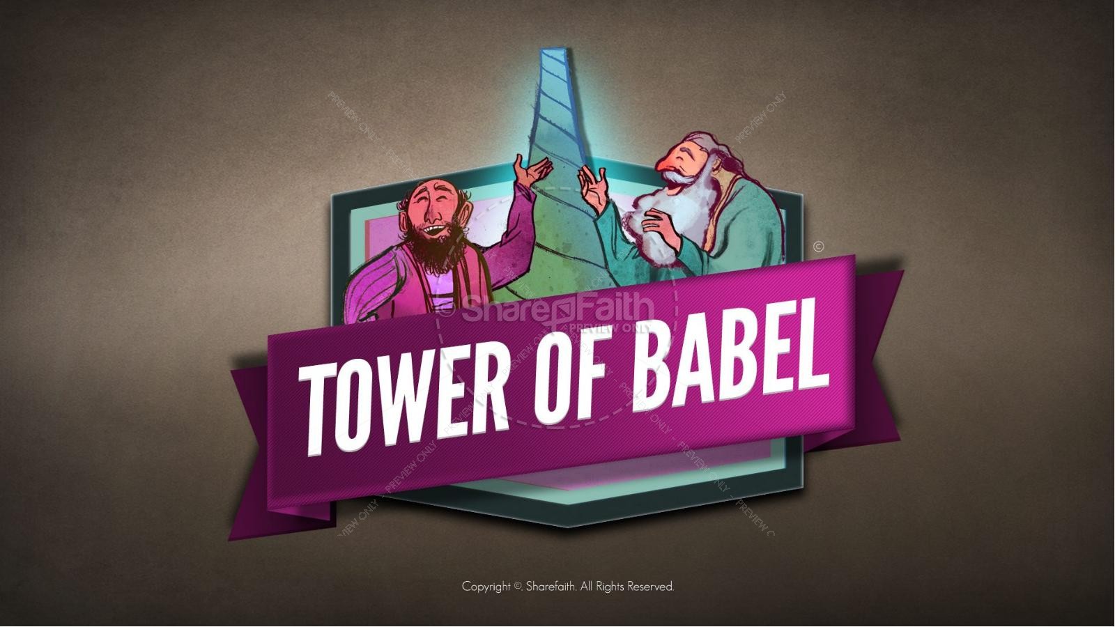 Tower of Babel Bible Story For Kids