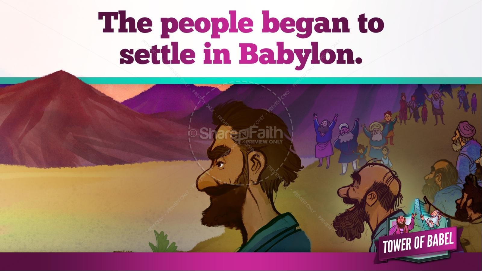 Tower of Babel Bible Story For Kids Thumbnail 12