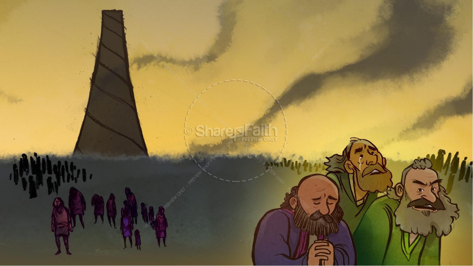 Tower of Babel Bible Story For Kids