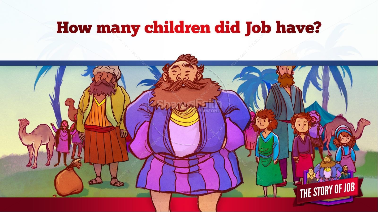 The Story of Job Kids Bible Lesson Thumbnail 12