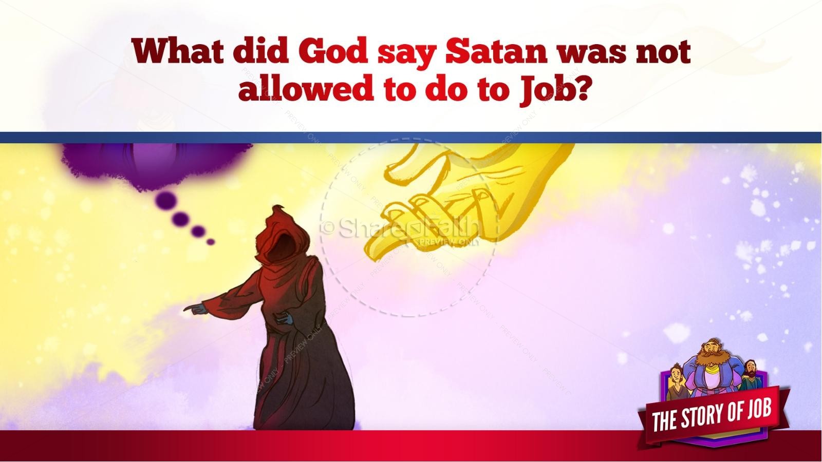 The Story of Job Kids Bible Lesson | slide 16