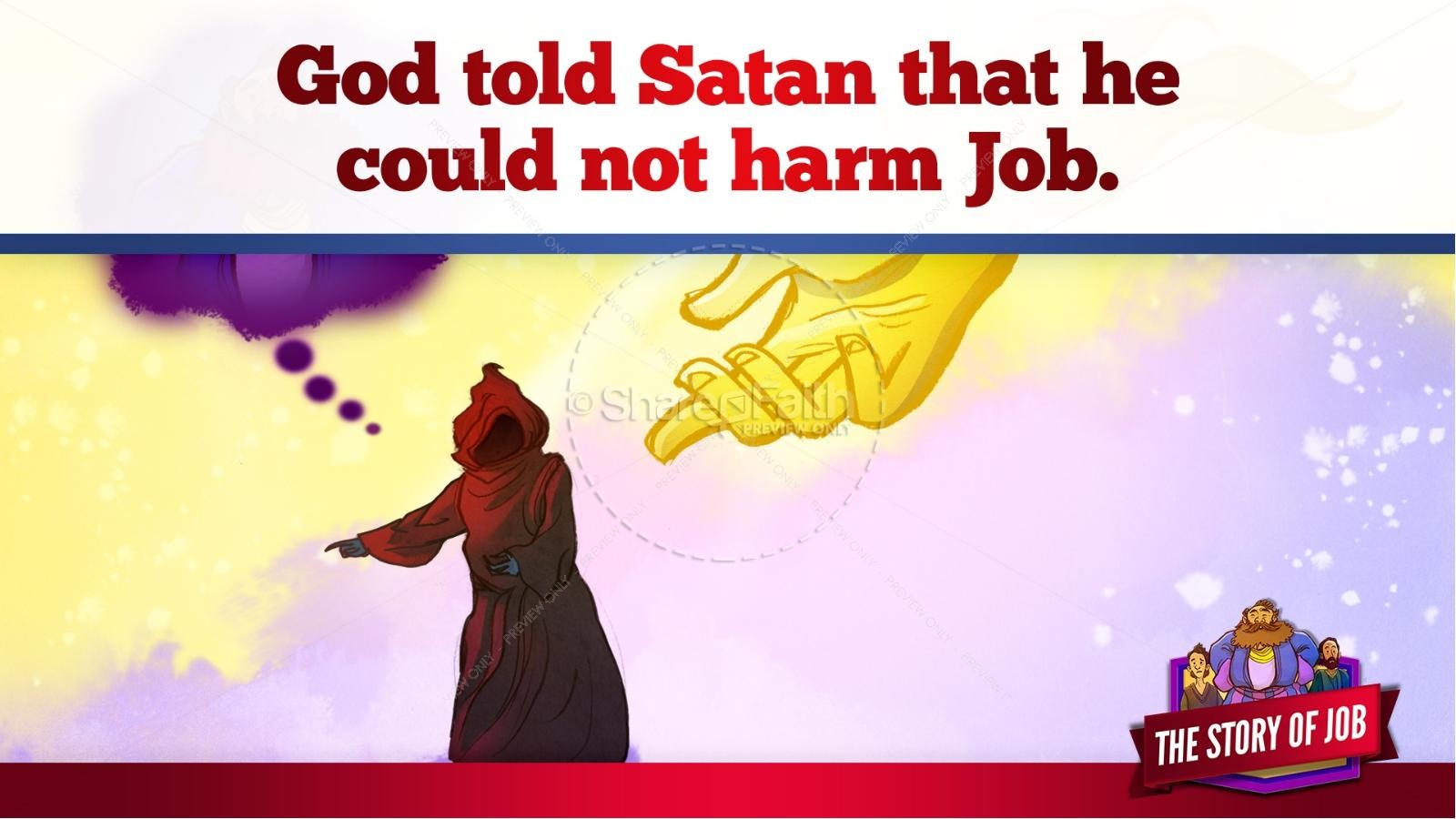 The Story of Job Kids Bible Lesson | slide 17