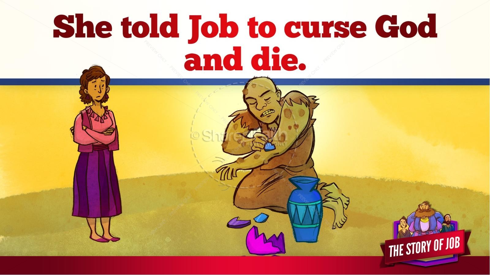 The Story of Job Kids Bible Lesson | slide 29