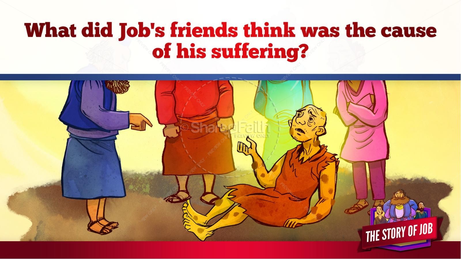 The Story of Job Kids Bible Lesson | slide 32