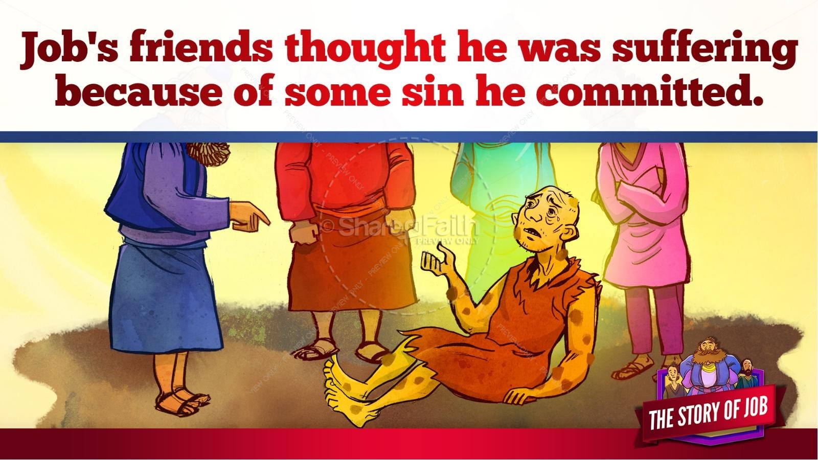 The Story of Job Kids Bible Lesson | slide 33