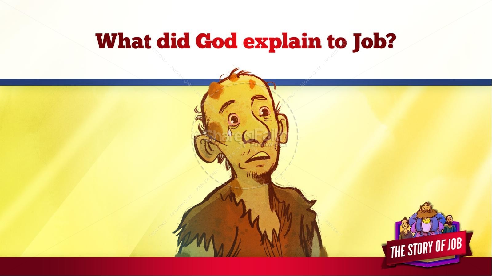 The Story of Job Kids Bible Lesson | slide 36