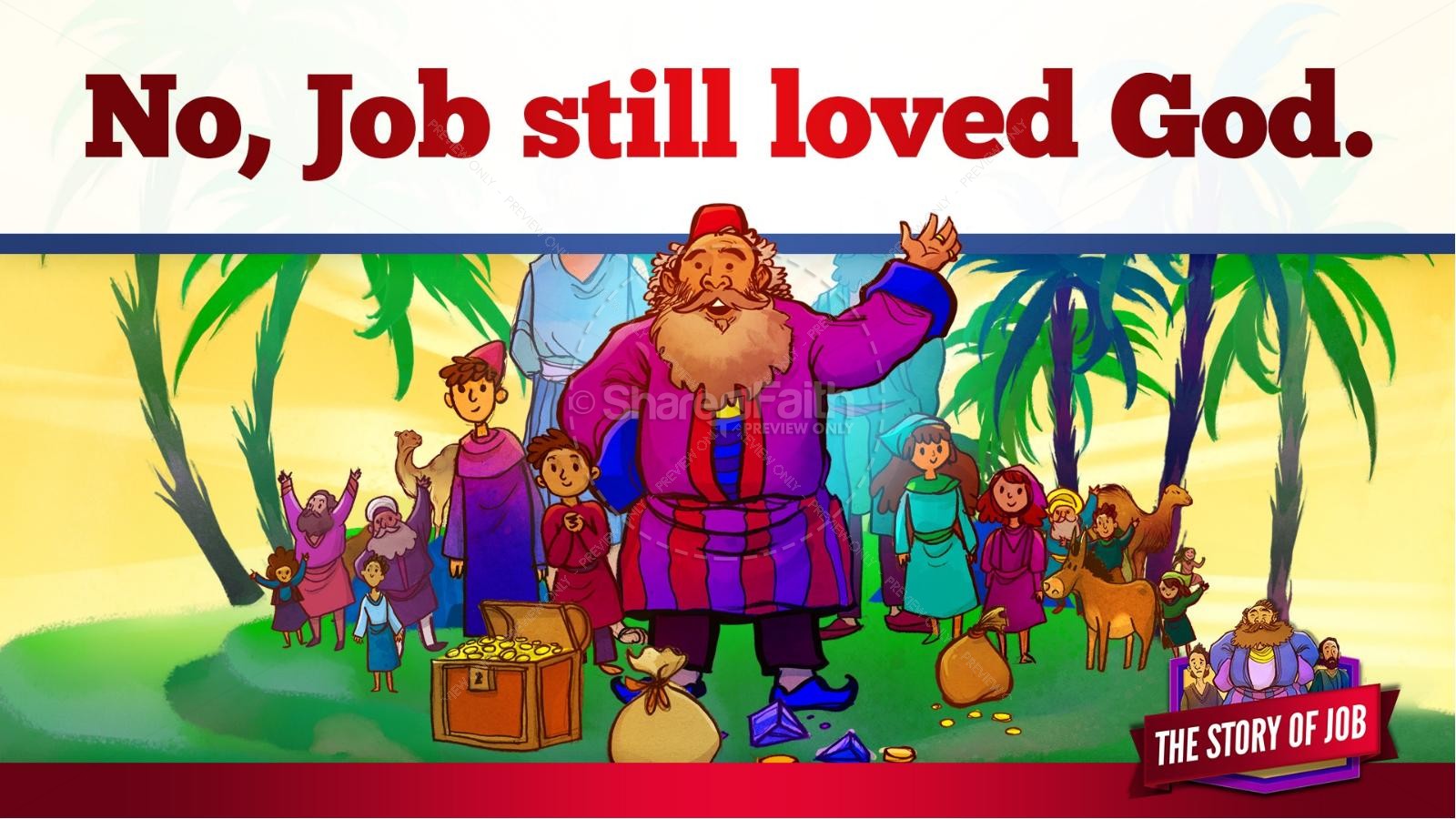 The Story of Job Kids Bible Lesson | slide 41
