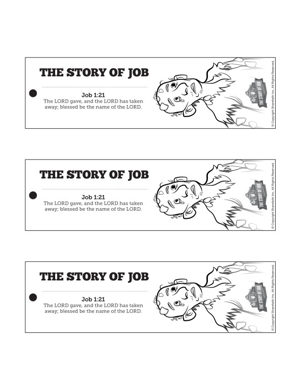 The Story of Job Bible Bookmarks Thumbnail Showcase