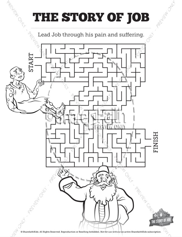 54 Job Coloring Pages Bible Images & Pictures In HD