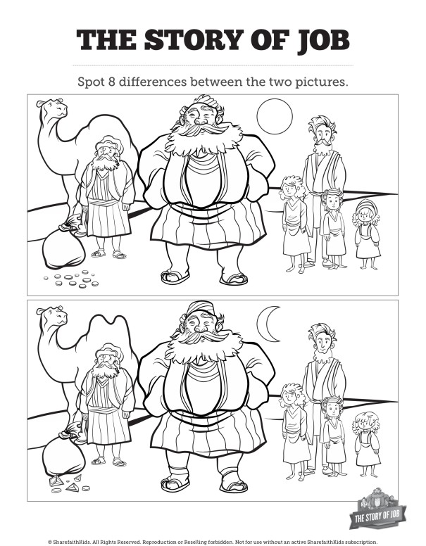 Coloring Pages For Job In The Bible at getmaxtonblog Blog