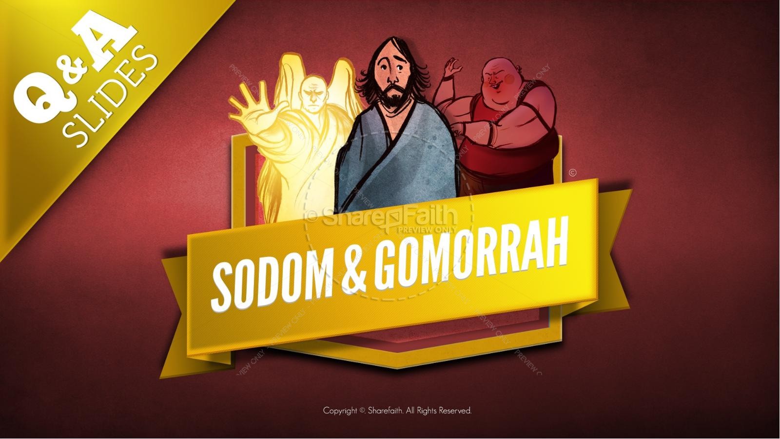 Sodom and Gomorrah Kids Bible Story