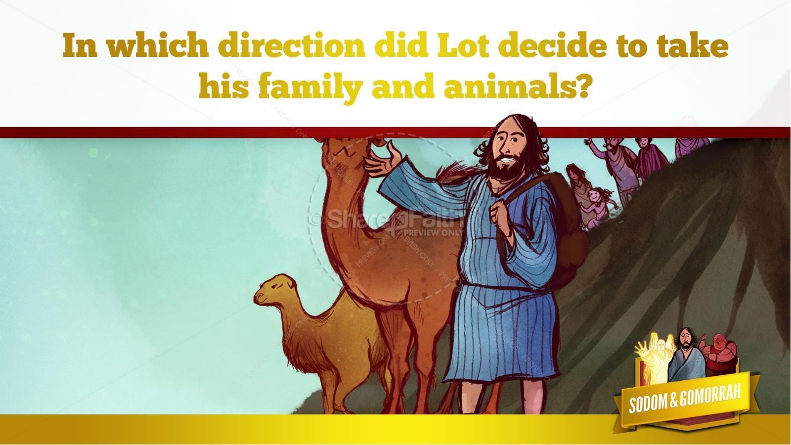 Sodom and Gomorrah Kids Bible Story | slide 20