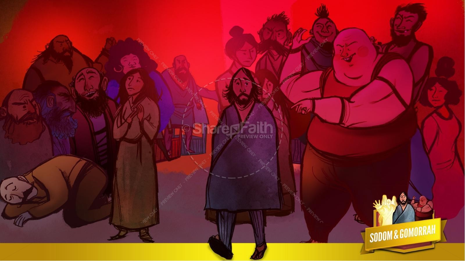 Sodom and Gomorrah Kids Bible Story Thumbnail 23