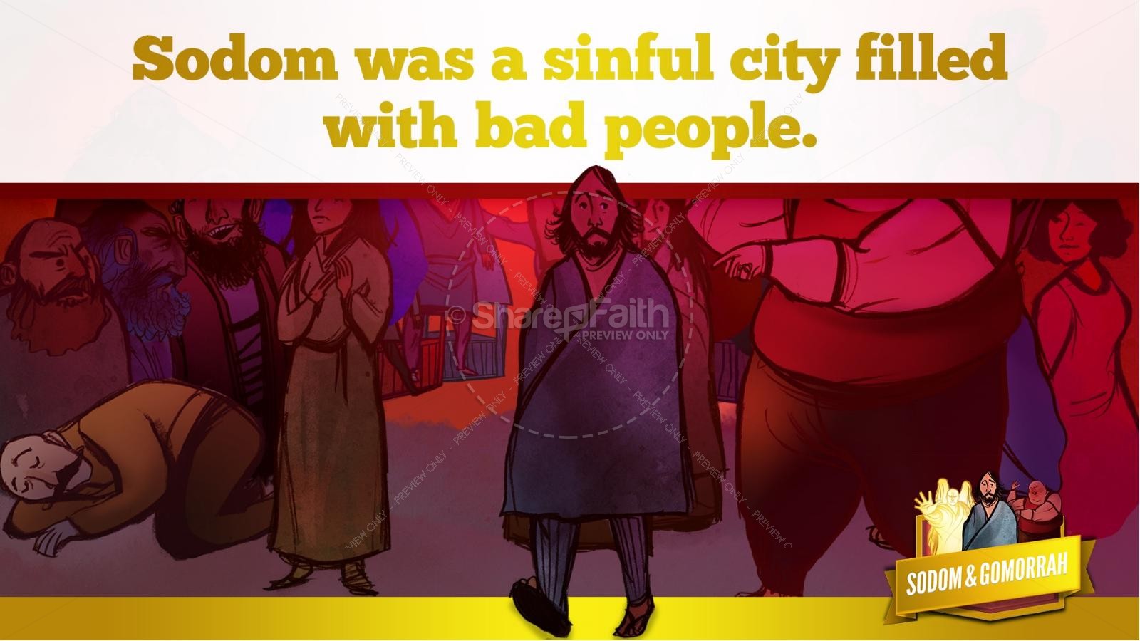 Sodom and Gomorrah Kids Bible Story | slide 25