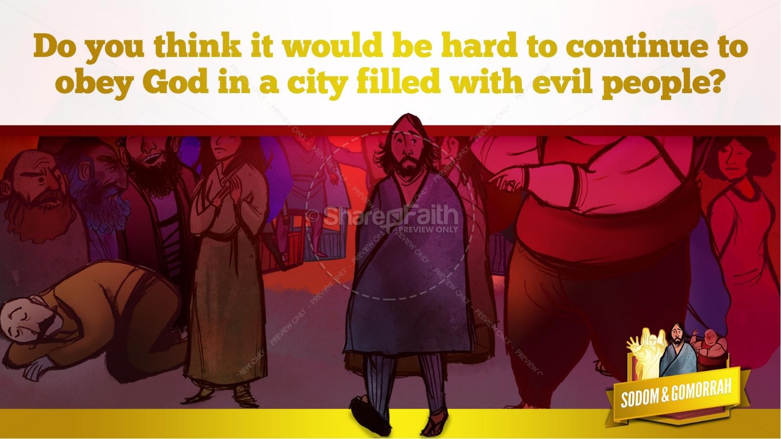 Sodom and Gomorrah Kids Bible Story | slide 26