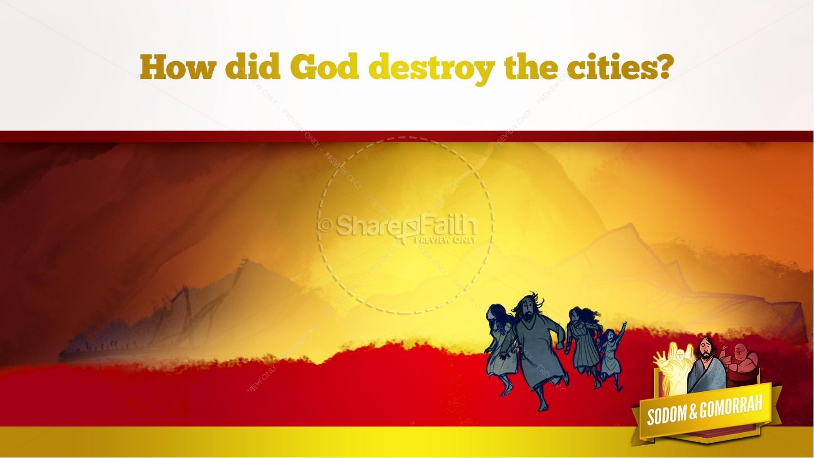 Sodom and Gomorrah Kids Bible Story | slide 36