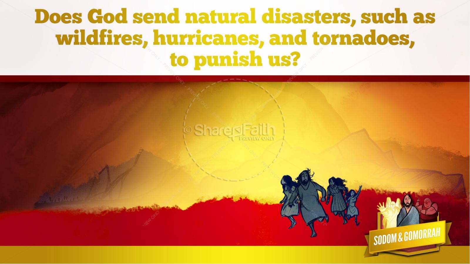 Sodom and Gomorrah Kids Bible Story | slide 38