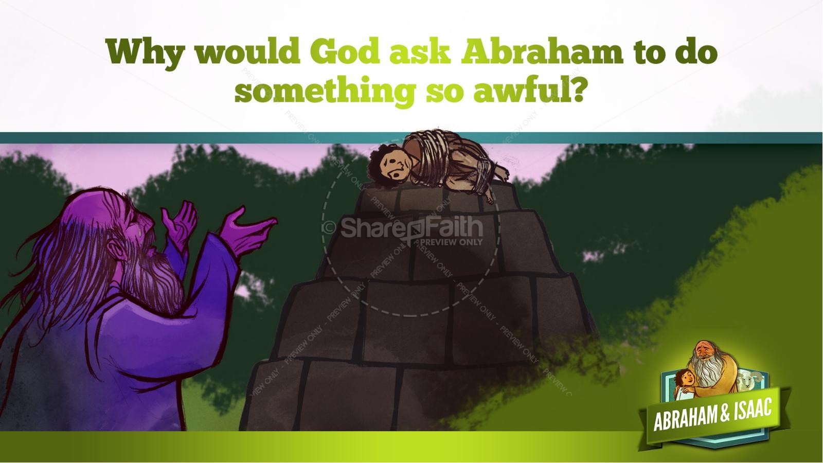 Abraham and Isaac Kids Bible Story Thumbnail 28