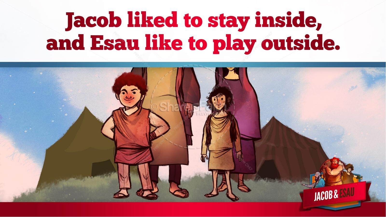 Story of Jacob and Esau Kids Bible Lesson