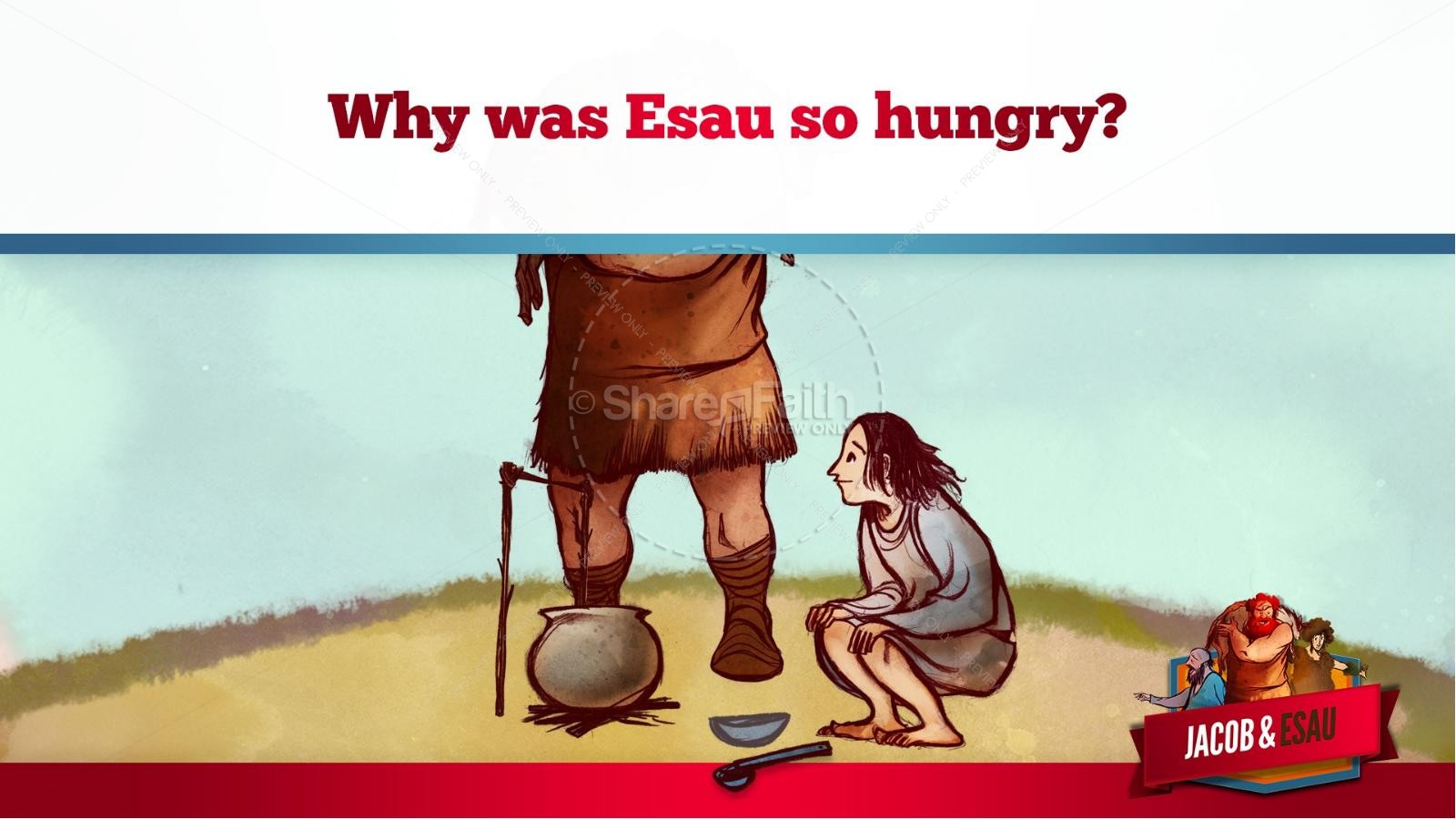 Story of Jacob and Esau Kids Bible Lesson | slide 17