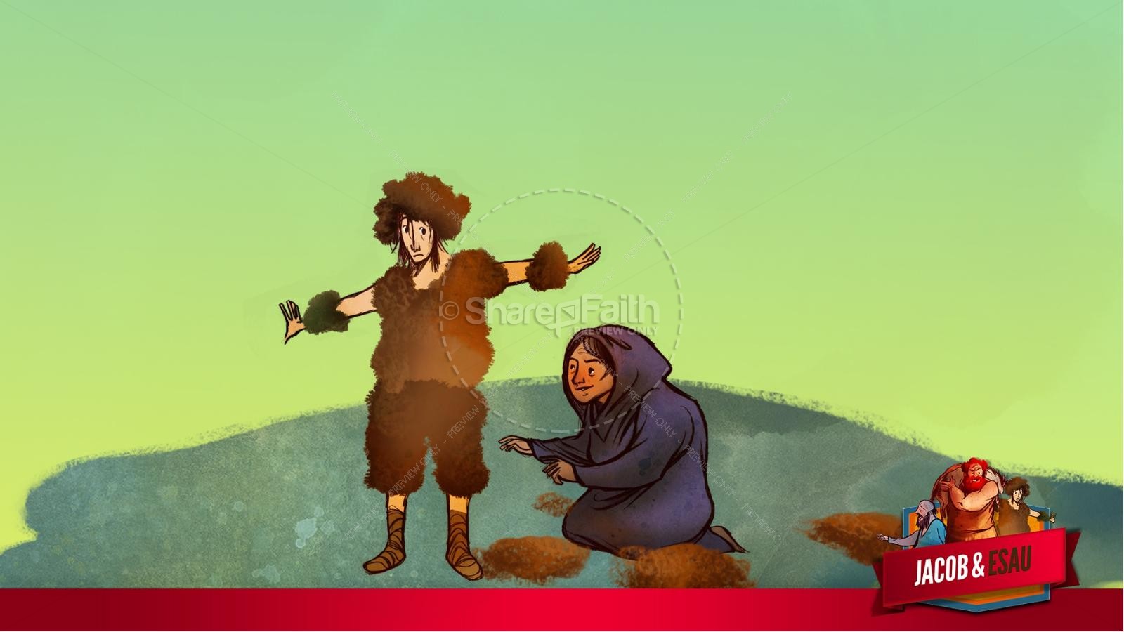 Story of Jacob and Esau Kids Bible Lesson | slide 24