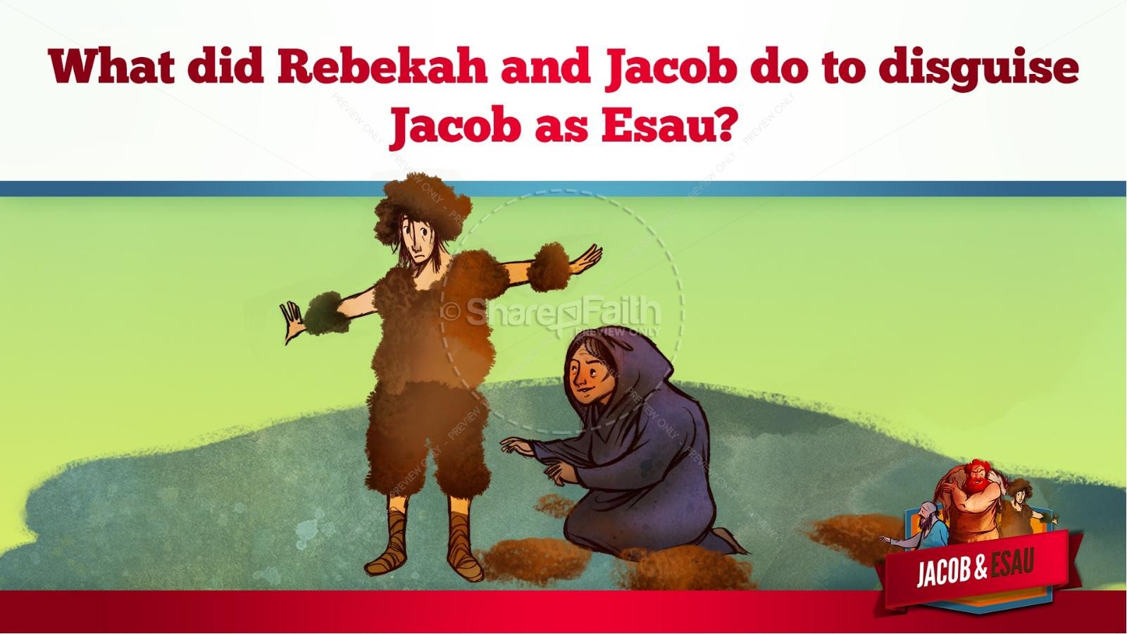 Story of Jacob and Esau Kids Bible Lesson | slide 25