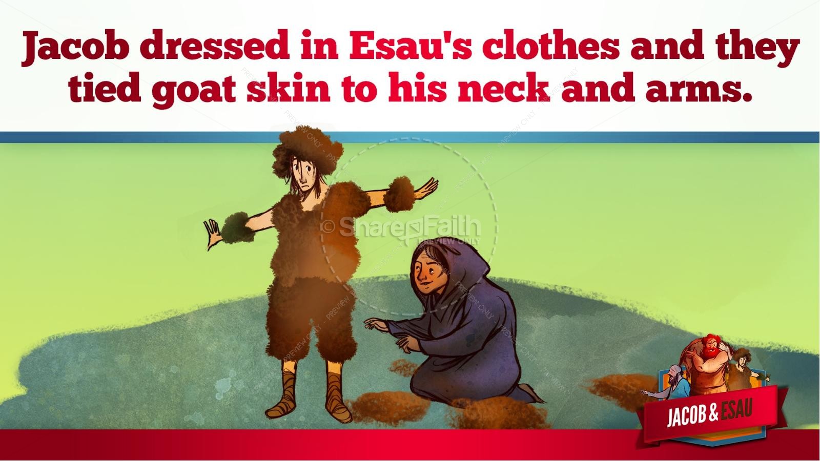 Story of Jacob and Esau Kids Bible Lesson | slide 26