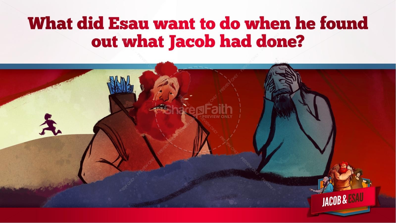 Story of Jacob and Esau Kids Bible Lesson | slide 33