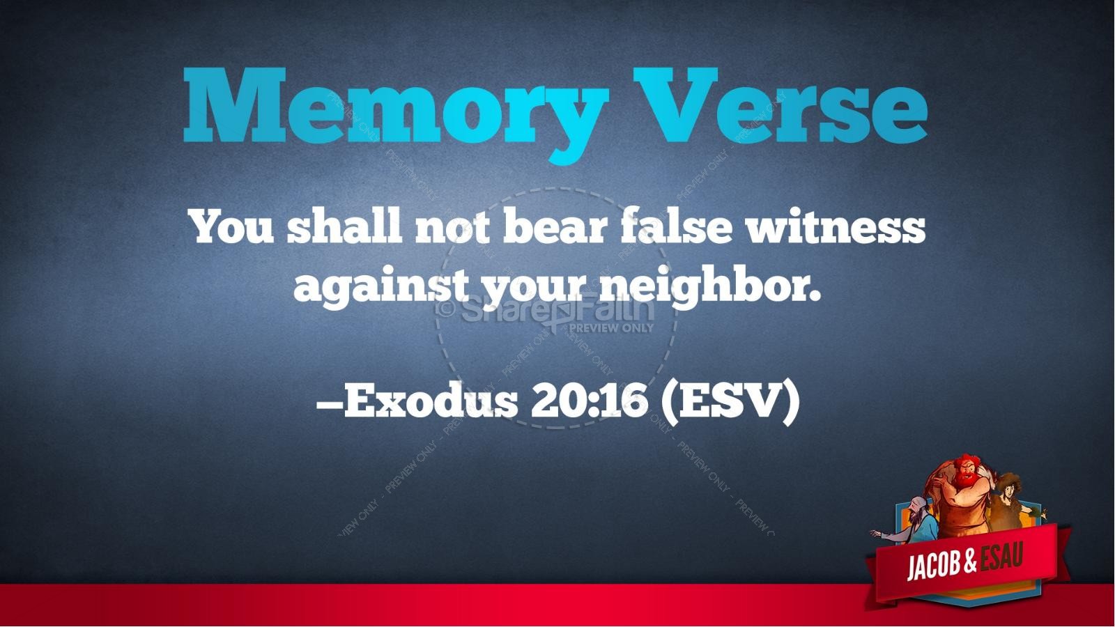 Story of Jacob and Esau Kids Bible Lesson Thumbnail 37