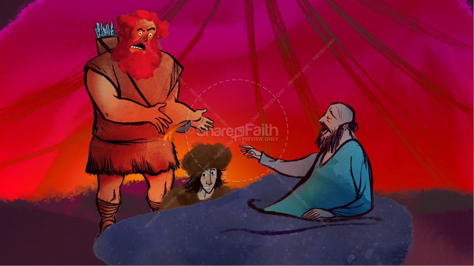 Story of Jacob and Esau Kids Bible Lesson Thumbnail 9