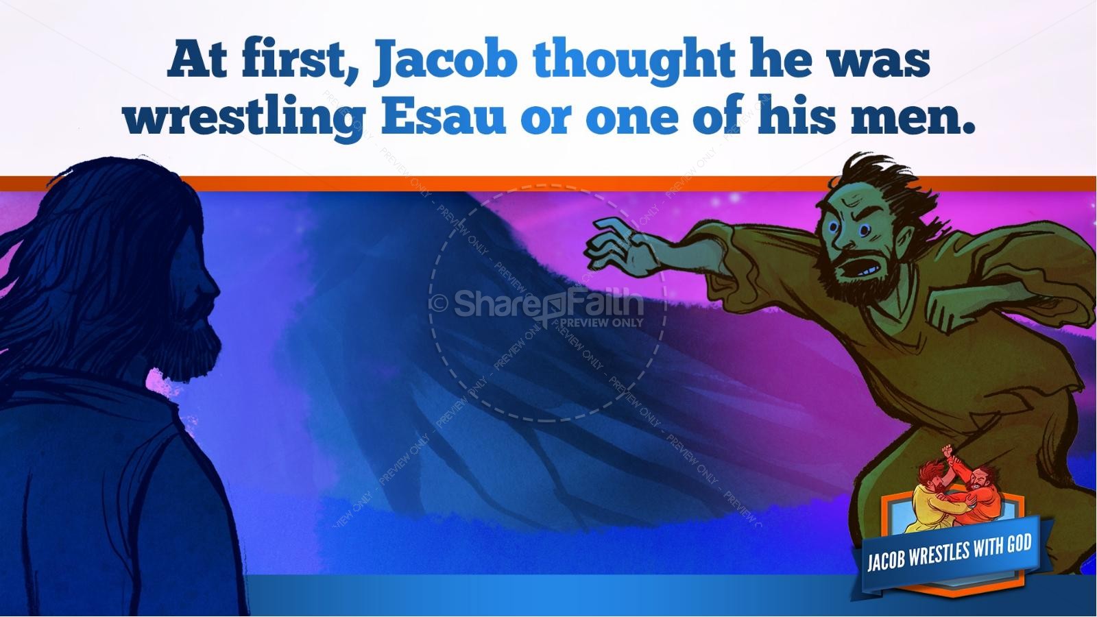 Jacob Wrestles With God Kids Bible Story Thumbnail 21