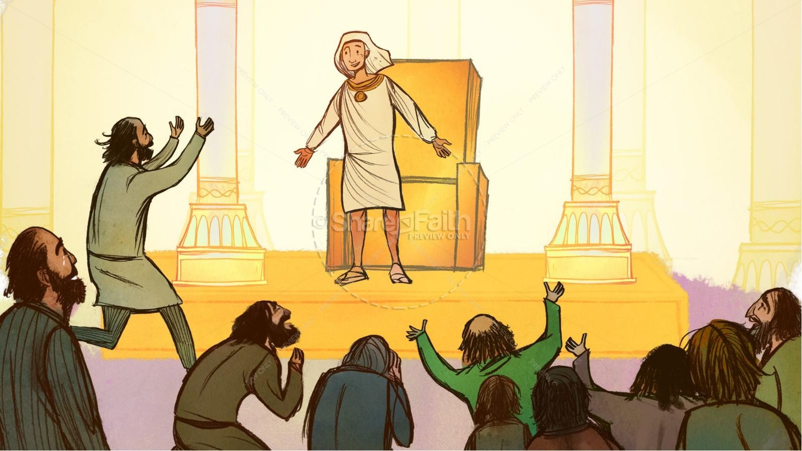 The Story Joseph the Prince of Egypt Kids Bible Lesson | slide 13