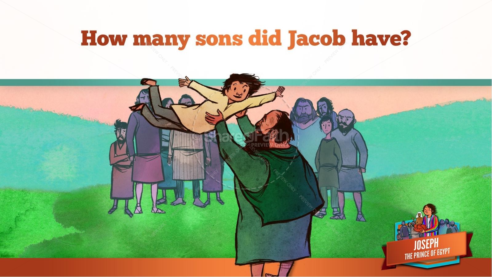 The Story Joseph the Prince of Egypt Kids Bible Lesson | slide 16