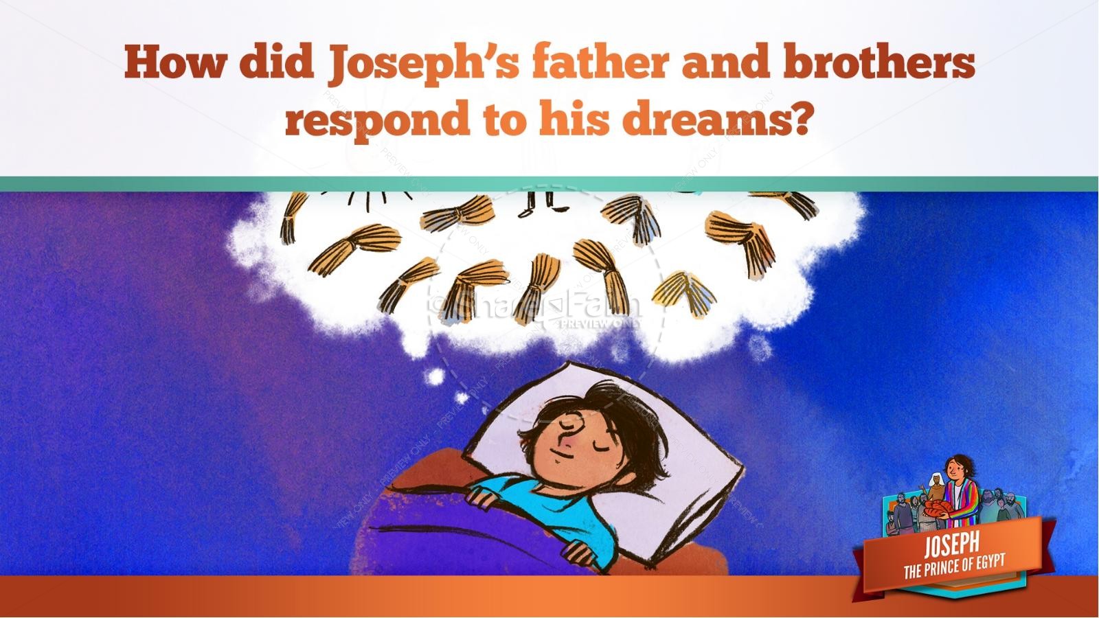 The Story Joseph the Prince of Egypt Kids Bible Lesson | slide 20