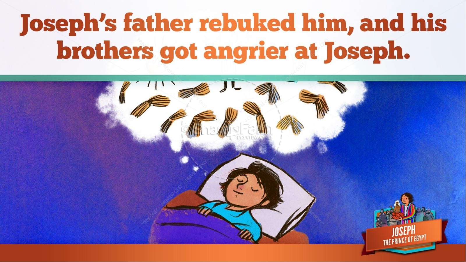 The Story Joseph the Prince of Egypt Kids Bible Lesson | slide 21