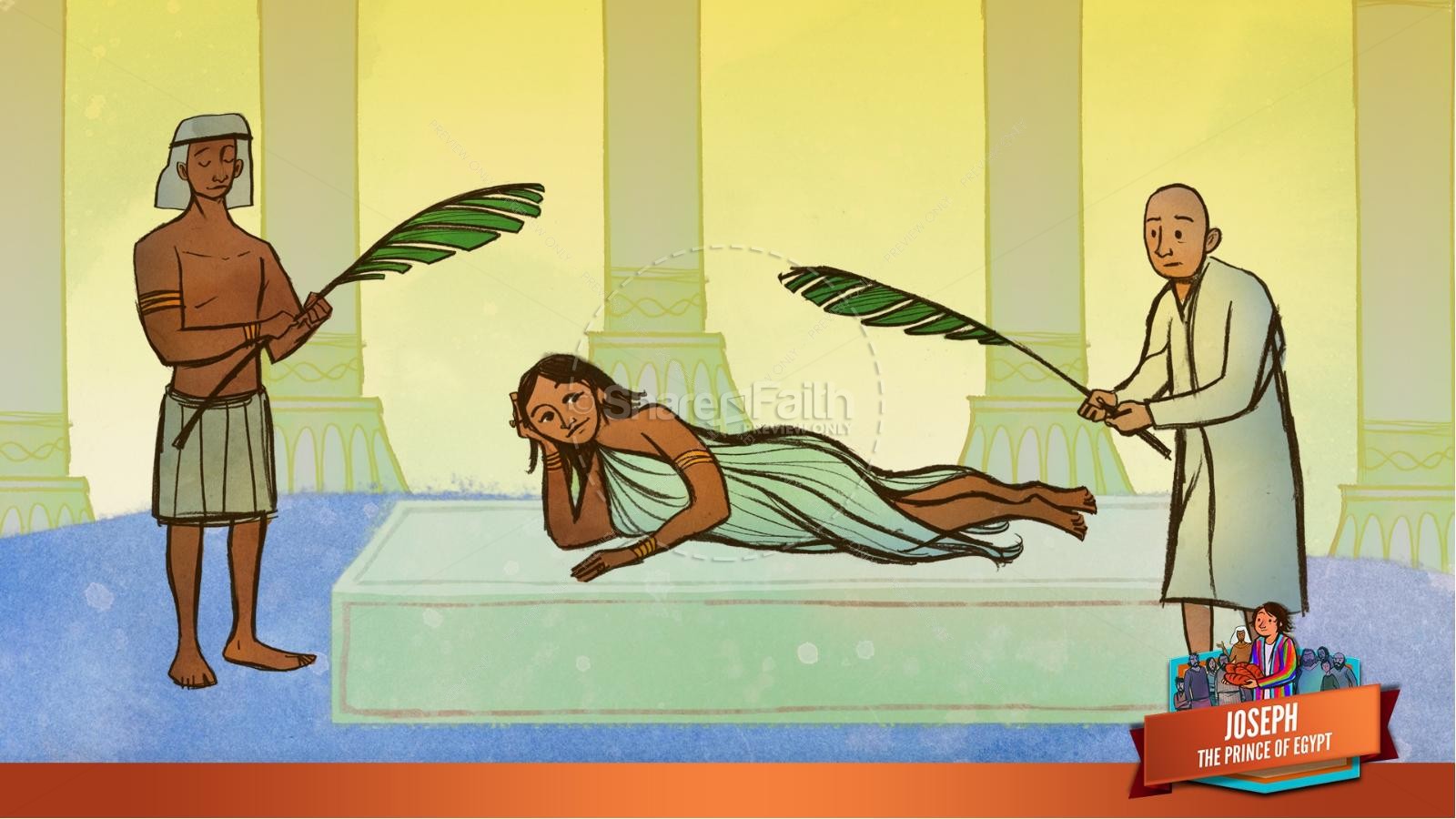 The Story Joseph the Prince of Egypt Kids Bible Lesson | slide 27