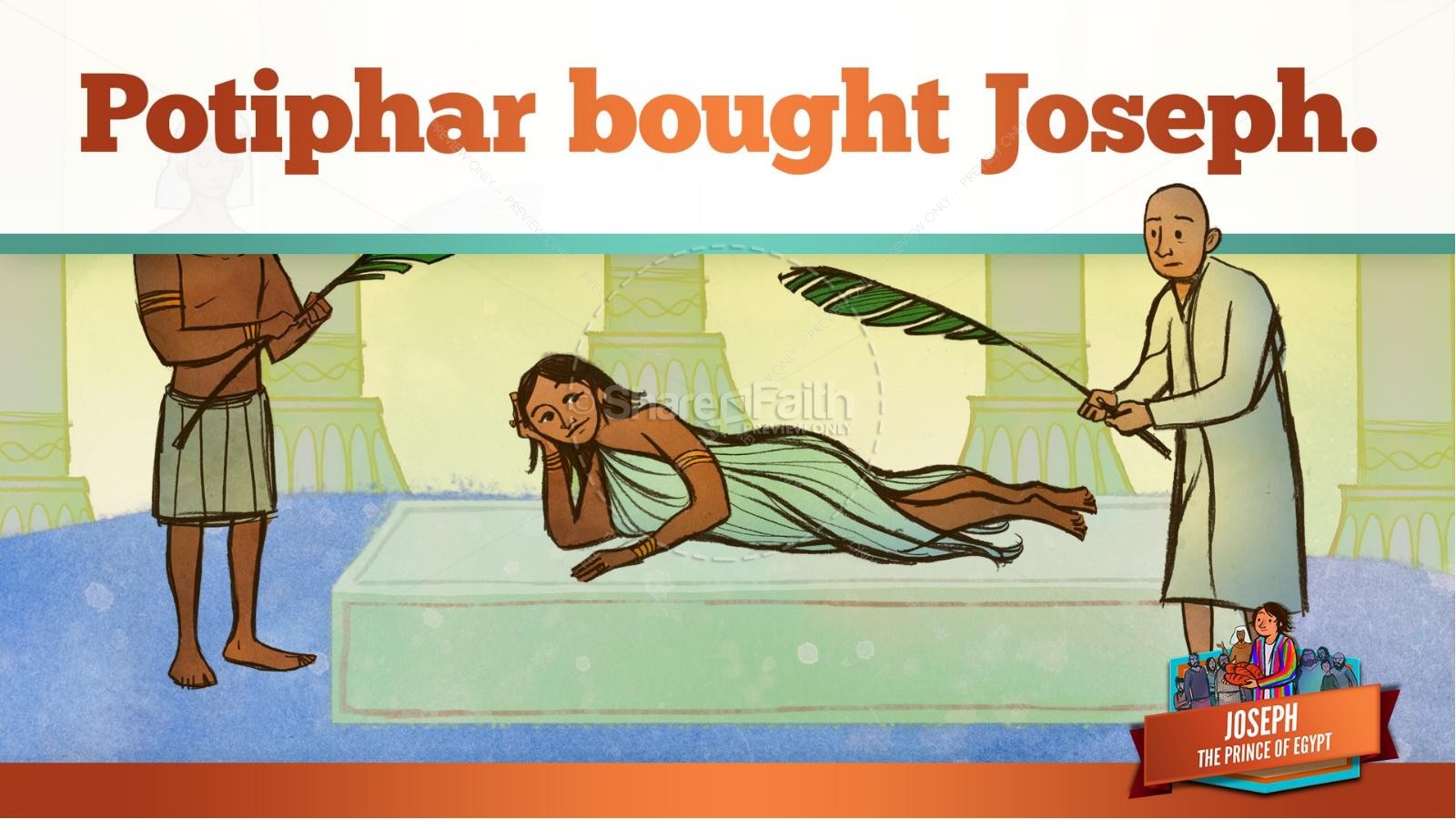 The Story Joseph the Prince of Egypt Kids Bible Lesson | slide 29