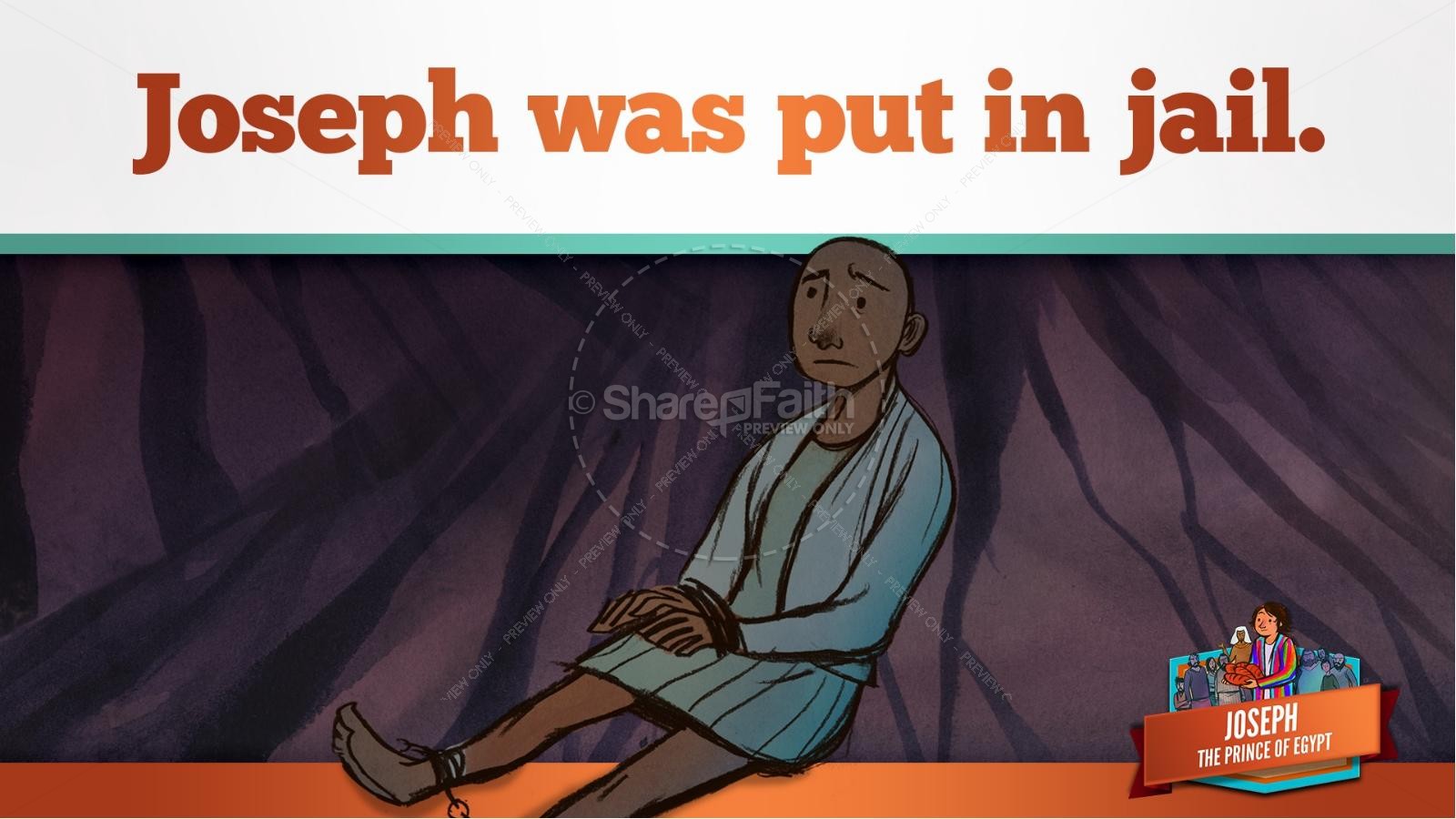 The Story Joseph the Prince of Egypt Kids Bible Lesson | slide 33