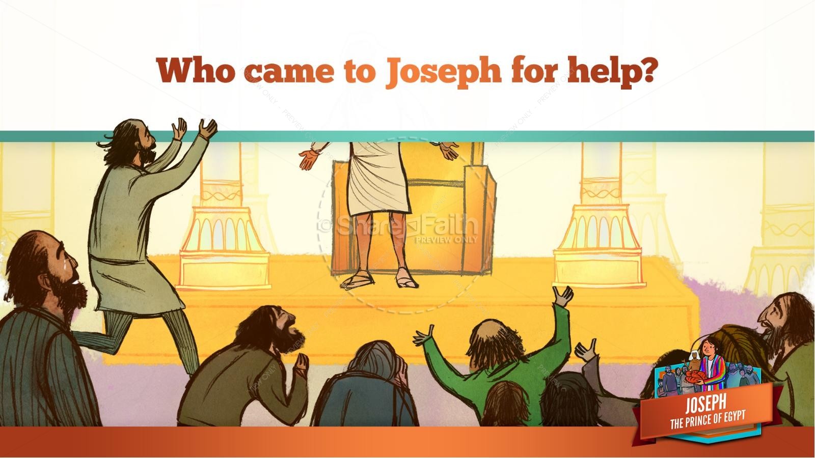 The Story Joseph the Prince of Egypt Kids Bible Lesson Thumbnail 44