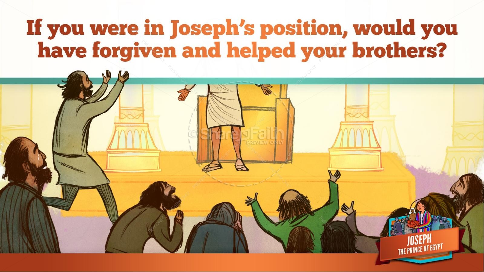 The Story Joseph the Prince of Egypt Kids Bible Lesson Thumbnail 46