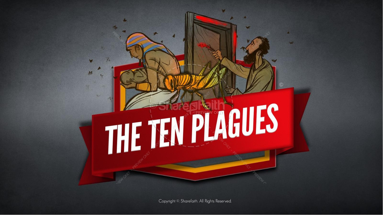 The Ten Plagues Kids Bible Story | slide 1