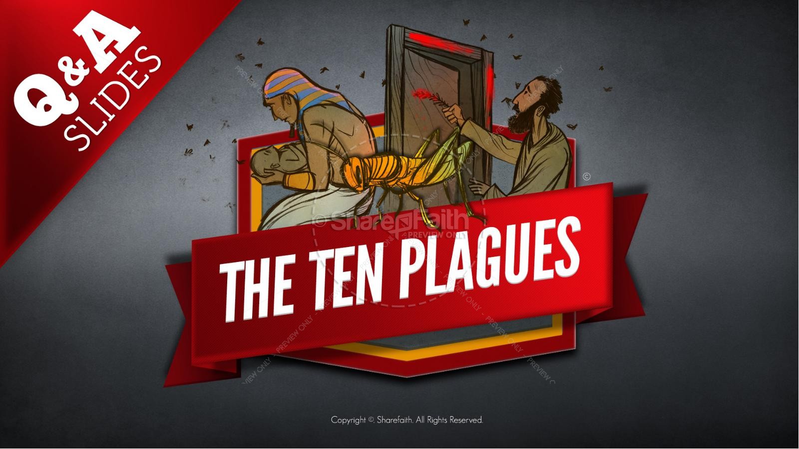 The Ten Plagues Kids Bible Story | slide 22