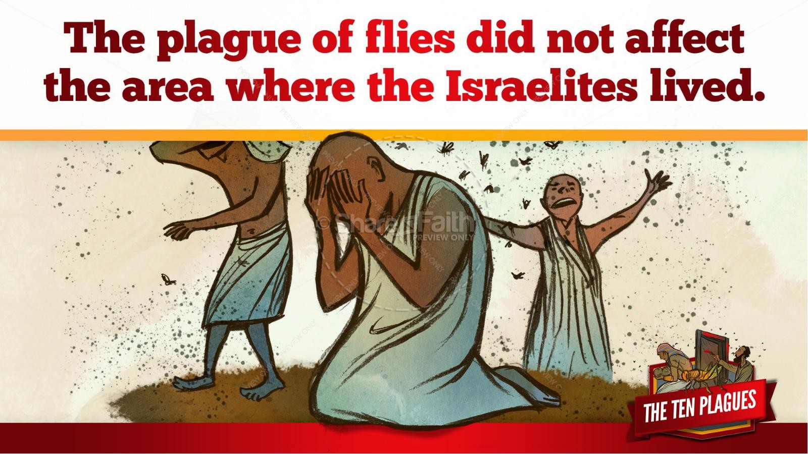 The Ten Plagues Kids Bible Story | slide 61