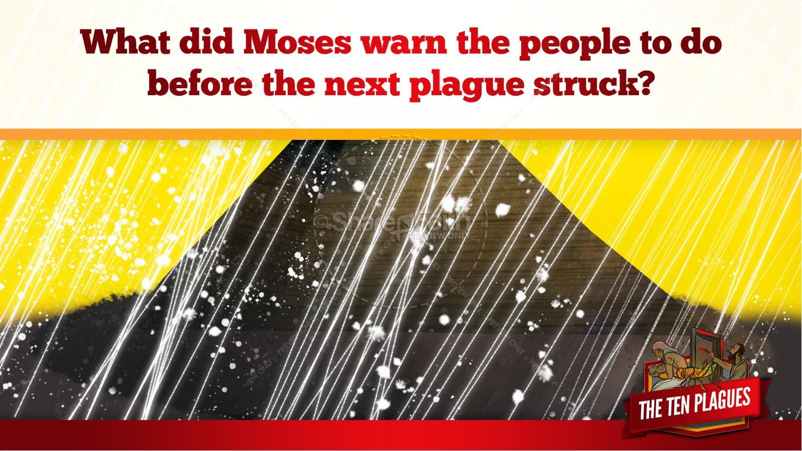 The Ten Plagues Kids Bible Story | slide 72